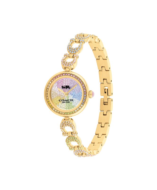 COACH Ladies' Gold Tone Stainless Steel Gracie Watch 14504220 image number null